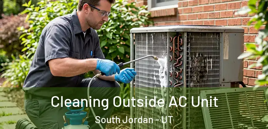  Cleaning Outside AC Unit South Jordan - UT