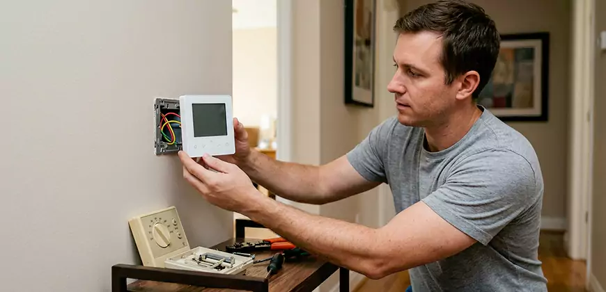 Heat Pump Thermostat Configuration in South Jordan